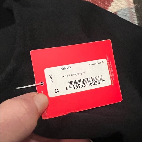 NWT SPANX Perfect Sleeveless Jumpsuit in Black Size L - Picture 9 of 9